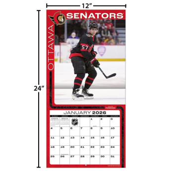 Ottawa Senators календар 2026 Wall