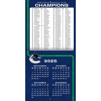 Vancouver Canucks календар 2026 Wall