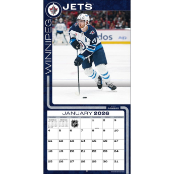 Winnipeg Jets календар 2026 Wall
