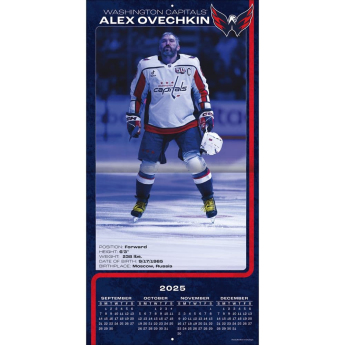 Washington Capitals календар #8 Alexander Ovechkin 2026 Wall
