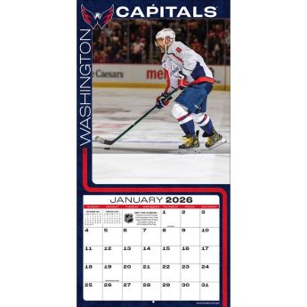 Washington Capitals календар #8 Alexander Ovechkin 2026 Wall