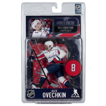 Washington Capitals фигурка Alex Ovechkin #8 SportsPicks White Jersey