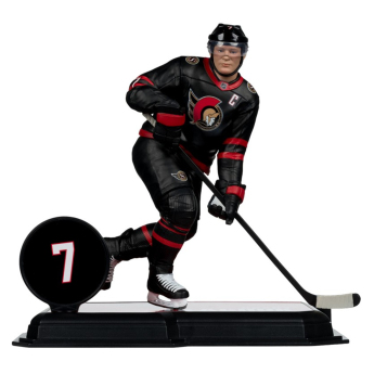 Ottawa Senators фигурка Brady Tkachuk #7 SportsPicks Black Jersey