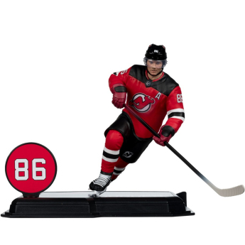 New Jersey Devils фигурка Jack Hughes #7 SportsPicks Black Jersey