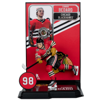 Chicago Blackhawks фигурка Connor Bedard #98 SportsPicks Winter Classic