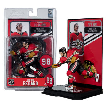 Chicago Blackhawks фигурка Connor Bedard #98 SportsPicks Winter Classic
