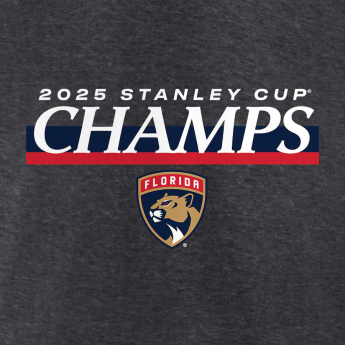 Florida Panthers мъжка тениска 025 Stanley Cup Champions Give & Go Roster Heather Charcoal