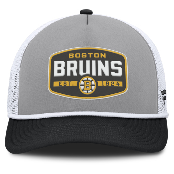 Boston Bruins баскетболна шапка с козирка Course Adjustable Foam Front A-Frame Meshaback