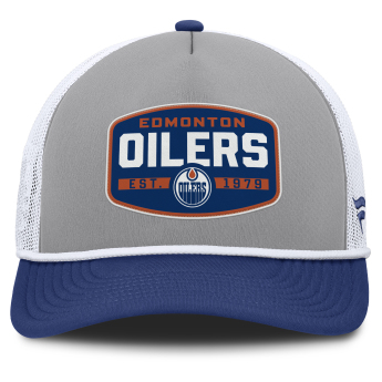 Edmonton Oilers баскетболна шапка с козирка Course Adjustable Foam Front A-Frame Meshaback
