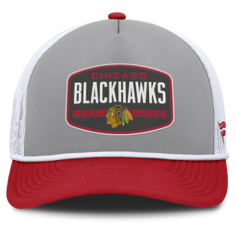 Chicago Blackhawks баскетболна шапка с козирка Course Adjustable Foam Front A-Frame Meshaback