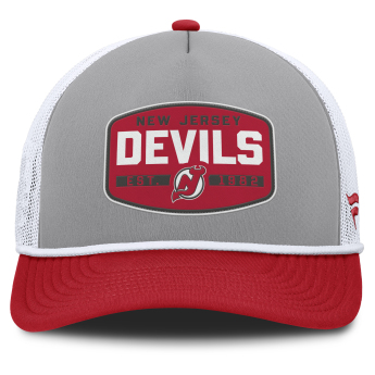 New Jersey Devils баскетболна шапка с козирка Course Adjustable Foam Front A-Frame Meshaback