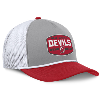 New Jersey Devils баскетболна шапка с козирка Course Adjustable Foam Front A-Frame Meshaback