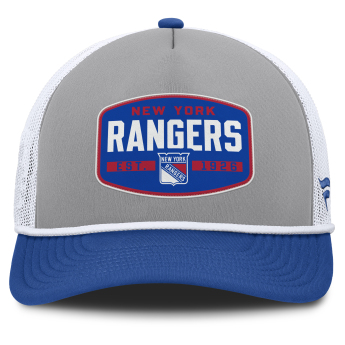New York Rangers баскетболна шапка с козирка Course Adjustable Foam Front A-Frame Meshaback