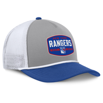 New York Rangers баскетболна шапка с козирка Course Adjustable Foam Front A-Frame Meshaback