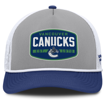 Vancouver Canucks баскетболна шапка с козирка Course Adjustable Foam Front A-Frame Meshaback