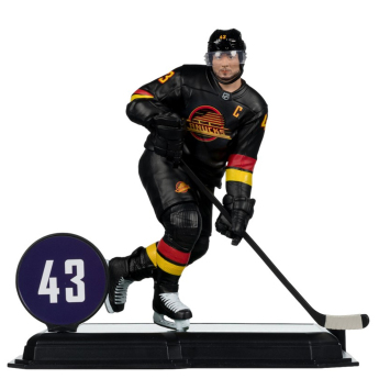 Vancouver Canucks фигурка Quinn Hughes #43 SportsPicks Black Jersey
