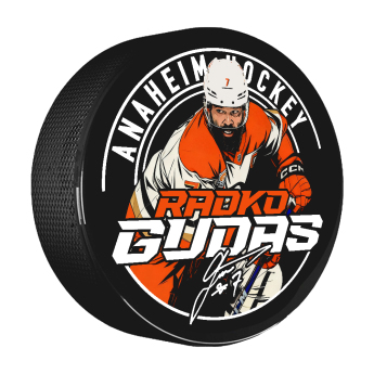 Anaheim Ducks шайба Radko Gudas #7 Town Exclusive Collection