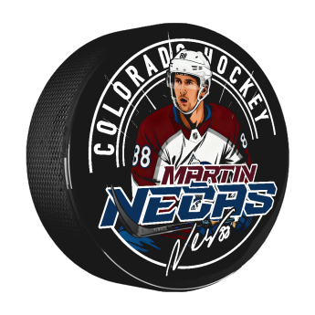Colorado Avalanche шайба Martin Nečas #88 Town Exclusive Collection