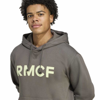 Real Madrid CF мъжки суитшърт с качулка Seasonal utigrey
