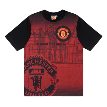 Manchester United детска пижама Short Large Crest