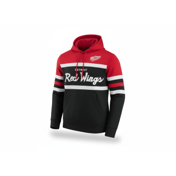 Detroit Red Wings мъжки суитшърт с качулка Head Coach Hoodie Current Logo black