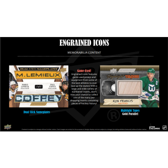 NHL кутии хокей карти NHL 2024-25 Upper Deck Engrained Icons Vol. 1 Hockey Hobby Box