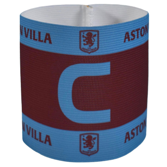 Aston Villa капитанска лента crest in team colours