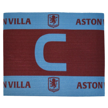 Aston Villa капитанска лента crest in team colours