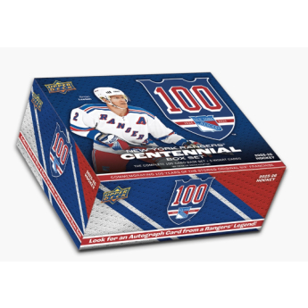 NHL кутии хокей карти NHL 2025-26 Upper Deck New York Rangers Centennial Box Set