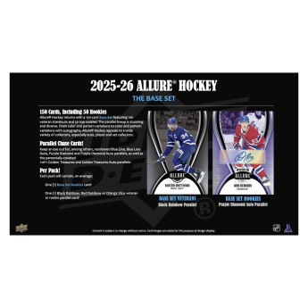 NHL кутии хокей карти NHL 2025-26 Upper Deck Allure Hobby Box