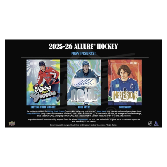 NHL кутии хокей карти NHL 2025-26 Upper Deck Allure Hobby Box