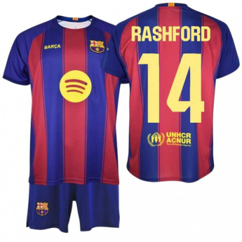 FC Barcelona детски комплект replica 25/26 Home Rashford