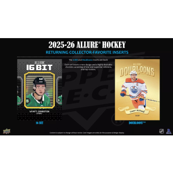 NHL кутии хокей карти NHL 2025-26 Upper Deck Allure Blaster Box