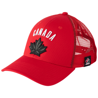 Отбори по хокей баскетболна шапка с козирка Canada Hat-SR-RED
