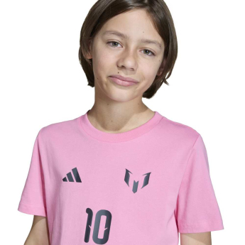 Lionel Messi детска тениска MESSI Graphic pink