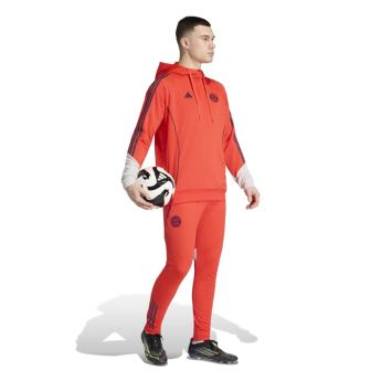 FC Bayern Munich мъжки суитшърт с качулка Track red