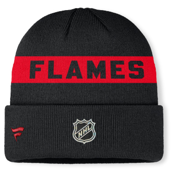 Calgary Flames зимна шапка Authentic Pro A/Cap Cuffed inscription