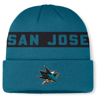 San Jose Sharks зимна шапка Authentic Pro A/Cap Cuffed inscription