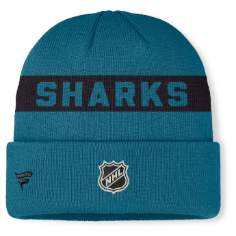 San Jose Sharks зимна шапка Authentic Pro A/Cap Cuffed inscription