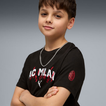 AC Milan детска тениска Culture black