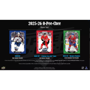 NHL кутии хокей карти NHL 2025-26 Upper Deck O-Pee-Chee Hobby Box