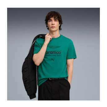 Aston Martin мъжка тениска greem Large Logo F1 Team 2026