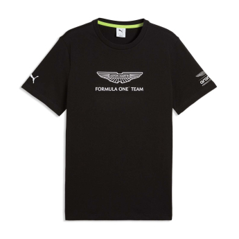 Aston Martin мъжка тениска black Large Logo F1 Team 2026