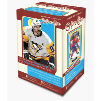 NHL кутии хокей карти NHL 025-26 Upper Deck O-Pee-Chee Blaster Box