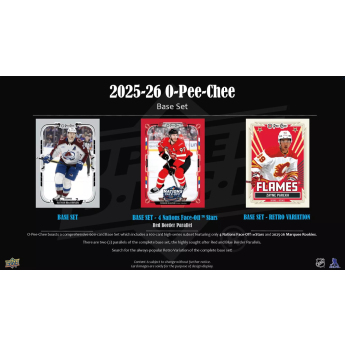 NHL кутии хокей карти NHL 025-26 Upper Deck O-Pee-Chee Blaster Box