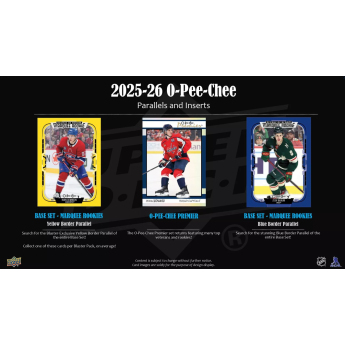 NHL кутии хокей карти NHL 025-26 Upper Deck O-Pee-Chee Blaster Box