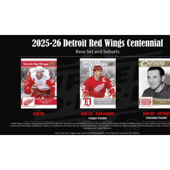 NHL кутии хокей карти NHL Detroit Red Wings NHL Centennial Hobby Box