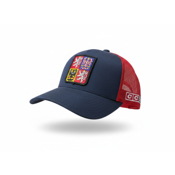 Отбори по хокей баскетболна шапка с козирка Czech republic CCM Flag CZE Trucker