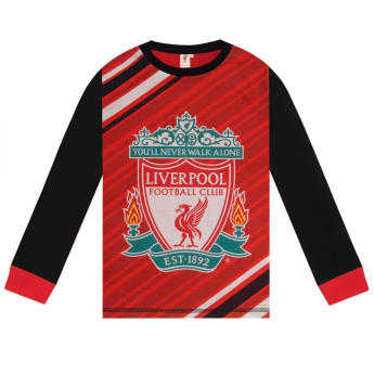 Liverpool FC детска пижама Long red