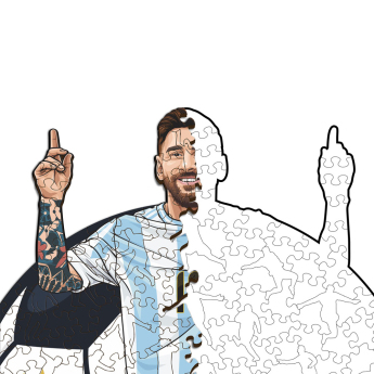 Футболни отбори дървен пъзел ARGENTINA Messi NEW 150 pcs
